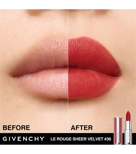 givenchy velvet|givenchy le rouge matte.